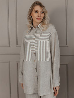 лен 50%, хлопок 50% рубашка - Волтри фото 2