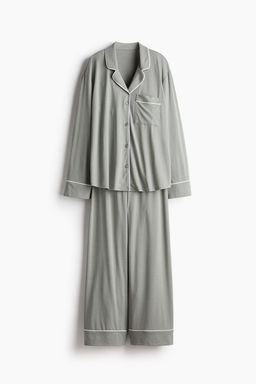 Pijama de mezcla de viscosa - H&m фото 5