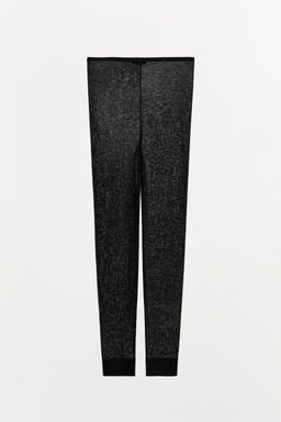 100% WOOL LEGGINGS - Zara фото 5