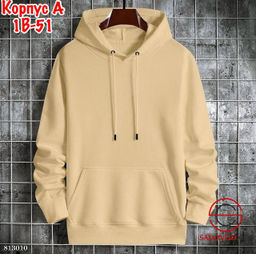 Толстовка из двунитки с капюшоном - Bruno фото 4