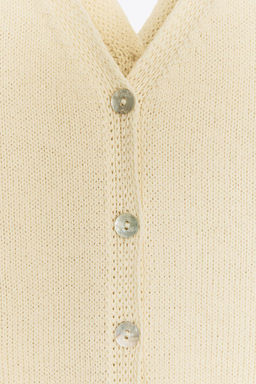 KNIT SWEATER WITH BUTTONS - Zara фото 9