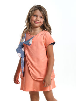 Платье для девочки UD 2885 персик - Mini maxi фото 9