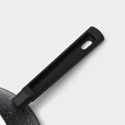 Сковорода Доляна Первый дом, d=28 см, h=8 см, кованый алюминий, индукция, чёрная фото 5