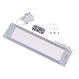 ULI-F42-7,5W/RGB/RC/DIM SENSOR IP20 SILVER Панель линейная светодиодная ультратонкая, с бесконтактным выключателем, диммер, пульт ду. 460х120х11мм. 260Lm. Серебристый. ТМ Uniel