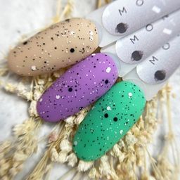 Monochrome-top Mate - матовый топ с монохромными многогранниками без липкого слоя - Patrisa nail фото 2