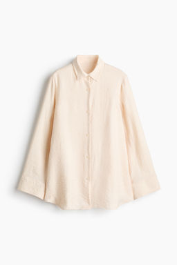 Camisa efecto arrugado en mezcla de viscosa - H&m фото 2