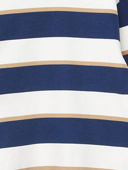 Bisiklet Yaka ?izgili Erkek ?ocuk Sweatshirt - Waikiki фото 3