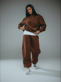 Габриэль брюки женские (коричневый)