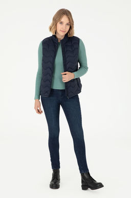 Женский темно-синий жилет - U.s. polo assn фото 4