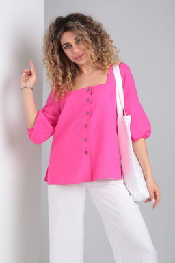 Блуза DOGGI 0164 фуксия  фото 2