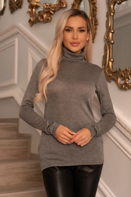 Водолазка Open Style 6433 серый
