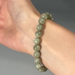 Браслет из Кианита зеленого 18 см