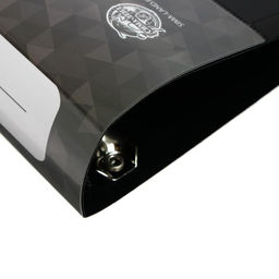 Папка на 4 кольцах А4, Calligrata, 40 мм, 700 мкм, внутренний карман, карман на корешок, черная  фото 4