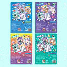 Книги с наклейками Укрась меня, набор 4 шт. - Буква-ленд фото 5