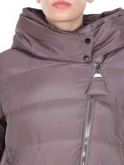 2118 GRAY/PURPLE Пальто зимнее женское MELISACITI (200 гр. холлофайбера) - Fashion фото 10