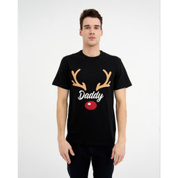 Футболка мужская KAFTAN Xmas dad, размер 56