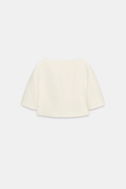 ZW COLLECTION CROPPED JACKET - Zara фото 6