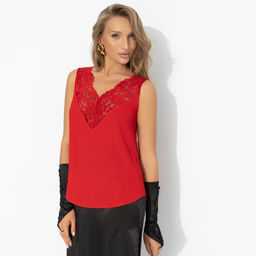 Топ в бельевом стиле, Момент откровения (цвет страсти, нью) - Charutti фото 4