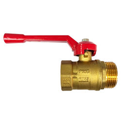 Кран шаровый для воды 1" г-ш (латунь), рычаг