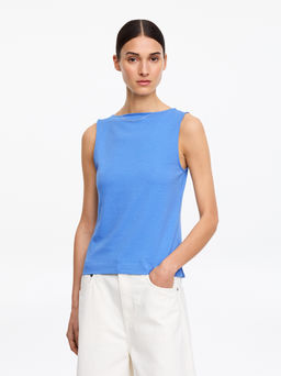 Top sin mangas de tipo deportivo con cuello barco - H&m фото 3