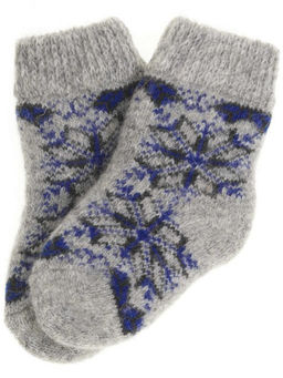 Носки детские "Снежинка с орнаментом" 6367-4