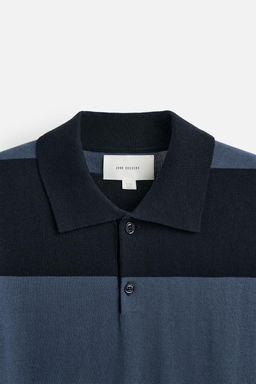 STRIPED KNIT POLO SHIRT - Zara фото 16