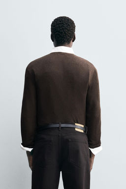 LIGHTWEIGHT HENLEY SWEATER - Zara фото 3