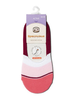 Цена за 2 пары. Последники Брестские НОСКИ ЖЕНСКИЕ ACTIVE 1334 (подследники с антискользящим покрытием на пятке) - Conte elegant фото 2