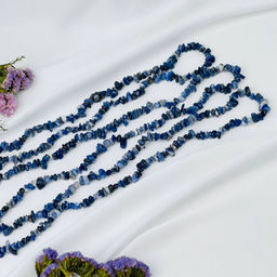 Бусины для украшений из Содалита крошка 80 см