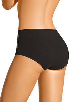 CLE M1166 Трусы жен. Кружево хлопок чёрный - Clever wear фото 2