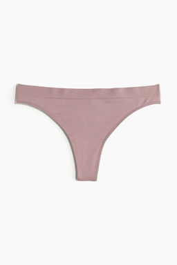 Pack 5 bragas Thong Seamless - H&m фото 2