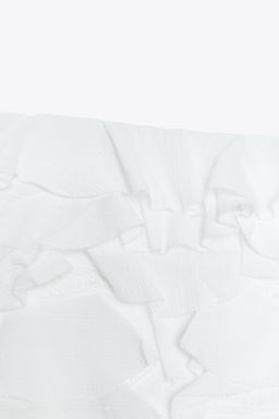 STRAPLESS TOP WITH RUFFLES - Zara фото 3