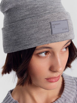 Шапка женская серая - Mark formelle фото 6