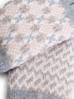 Пеpчатки Китай W55 grey/pink - Modo gru фото 2