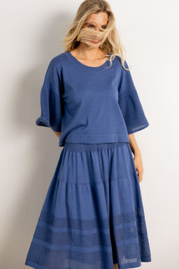 SS-2601 юбка женская джинс - Mozart фото 12