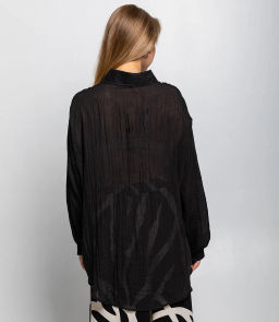 Рубашка #ОКТ115002, чёрный - Dommod фото 3