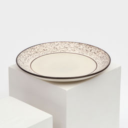 Тарелка керамическая Алладин, 25 см, серая, 1 сорт, Иран