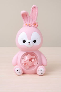 Ночник Flower bunny, pink (20 см), пластик