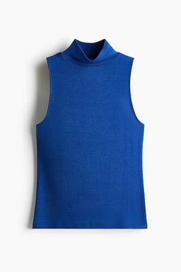Ribbed turtleneck top