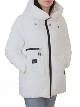 M-M07 WHITE Куртка зимняя женская (150 гр. холлофайбер)