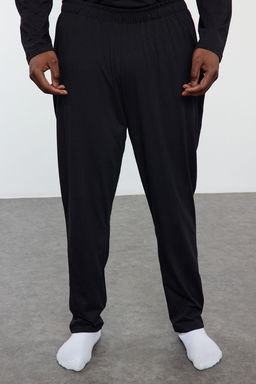 TRENDYOL MAN Siyah Erkek Regular Nak?sl? Orme Buyuk Beden Pijama Tak?m? TMNAW25AI00000 - Trendyolmilla фото 4