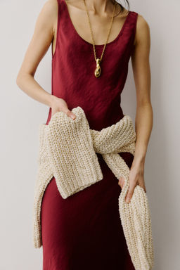 Vestido lencero de sat?n - H&m фото 6