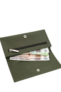 Кошелек с аппликацией ДС-5-277 хаки - Protege фото 4