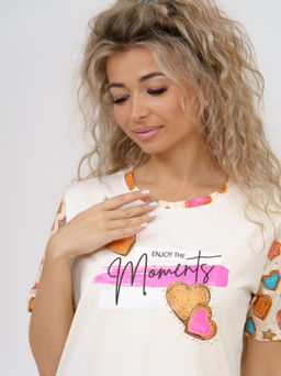 881 Ночная сорочка "Желтый"