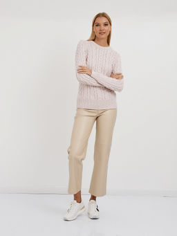 джемпер женский из хлопка с объемными косами - Glenfield фото 2