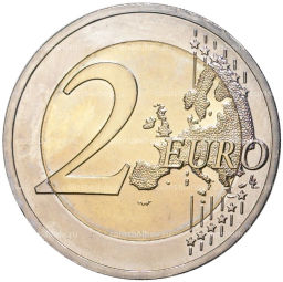 2 евро 2015 года G Германия 25 лет объединению Германии