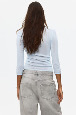 Top de punto con escote en U - H&m фото 7