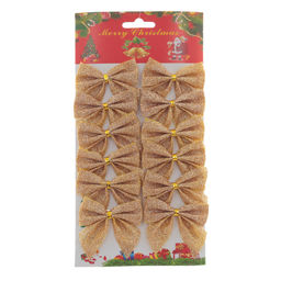 Набор из 12шт Изделие декоративное "Бант", L14W1 H24 см, 5в.