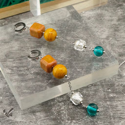 Серьги из муранского стекла