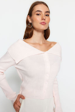 TRENDYOLMILLA Haki Devrik Yaka Triko H?rka TWOAW24HI00284  фото 10